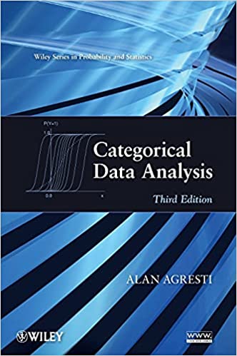 Cover of Agresti, Categorical Data Analysis, third edition.