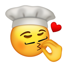Chef's kiss emoji.